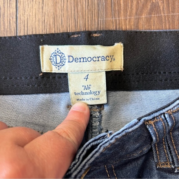 Democracy “AB” technology Dash skinny jeans SZ 4 - Picture 4 of 5